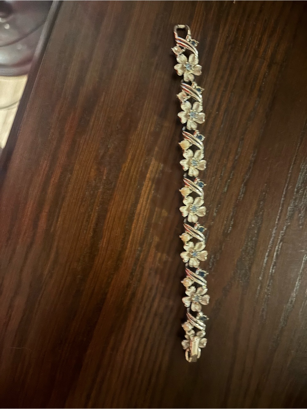 Silver Floral Bracelet - Women Jewelry